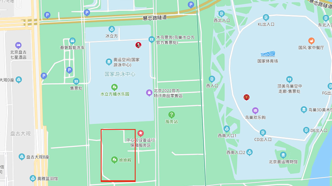 北顶娘娘庙位置地图